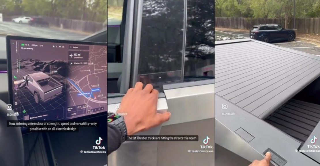 tesla cybertruck leaked video