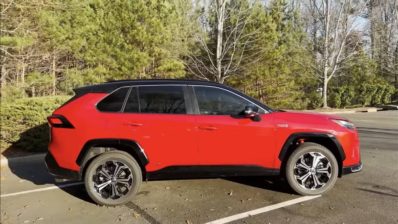 2023 toyota rav4 prime xse supersonic red profile