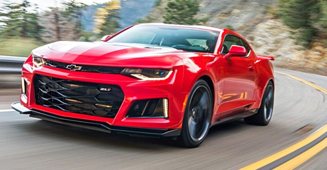 red color 2023 chevrolet camaro