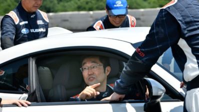 subaru test driver