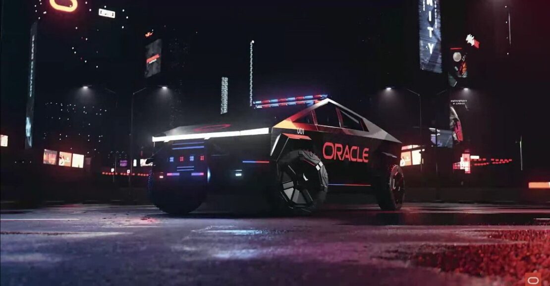 tesla cybertruck police car 2