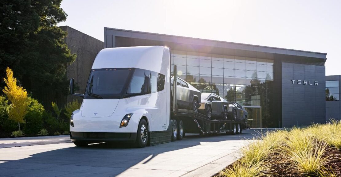 tesla semi cybertruck