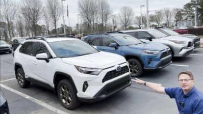 2023 toyota rav4 hybrid woodland edition ice cap cavalry blue