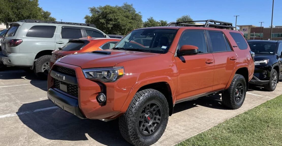 2024 toyota 4runner trd pro terra front end