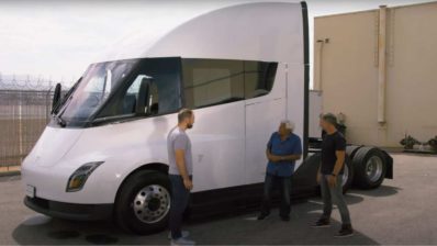 jay leno impressed tesla semi