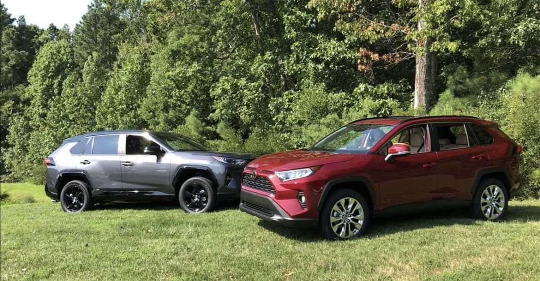 2019 toyota rav4 xle premium ruby flare pearl 1