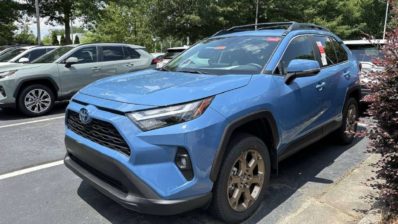 202320toyota20rav420hybrid20woodland20edition20cavalry20blue