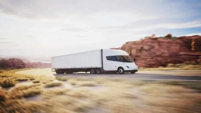 tesla semi walk through battery