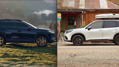 2023 subaru forester vs toyota rav4