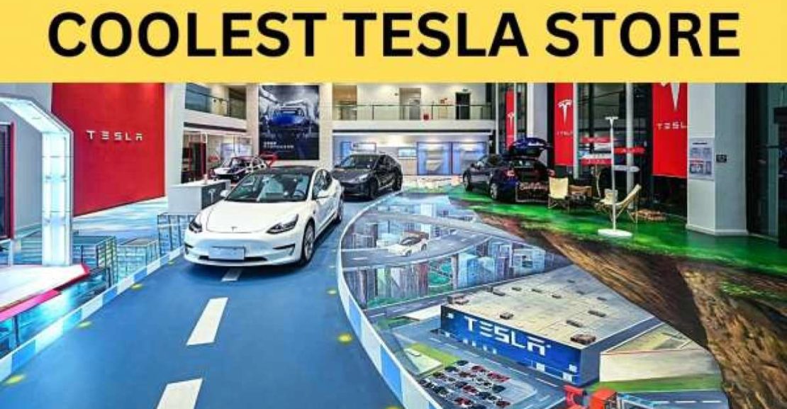 coolest tesla store