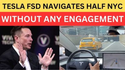 tesla fsd naviages half nyc 1200 min 0