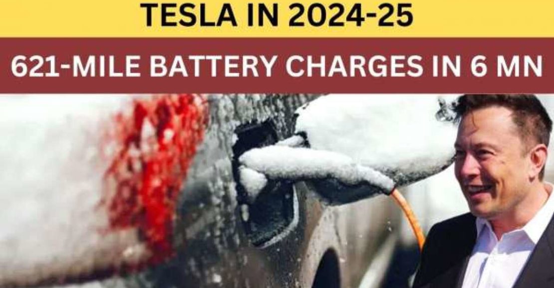 teslas future new 621 mile range battery charges in 6 minutes