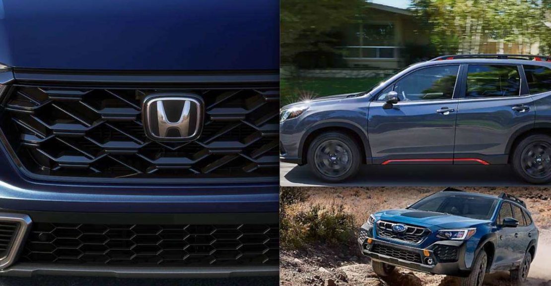 2023 honda cr v vs subaru forester outback