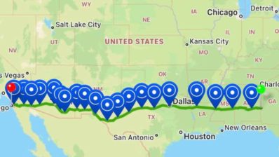 cross country trip with kia evs and charging points