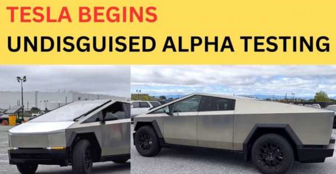 tesla begins undisguised alpha testing