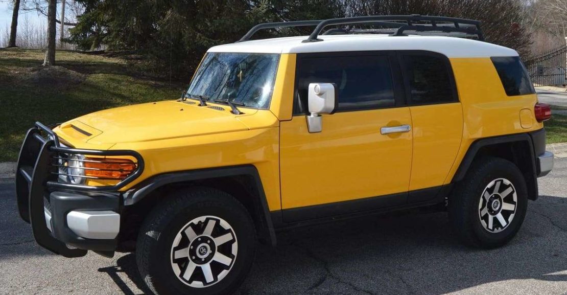 toyota fj cruiser sun fusion yellow