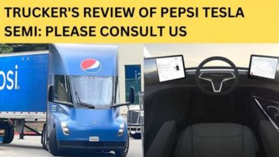 truckers review of pepsi tesla semi please consult us