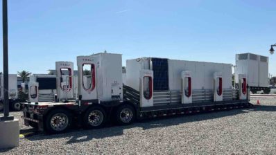 tesla mobile supercharger