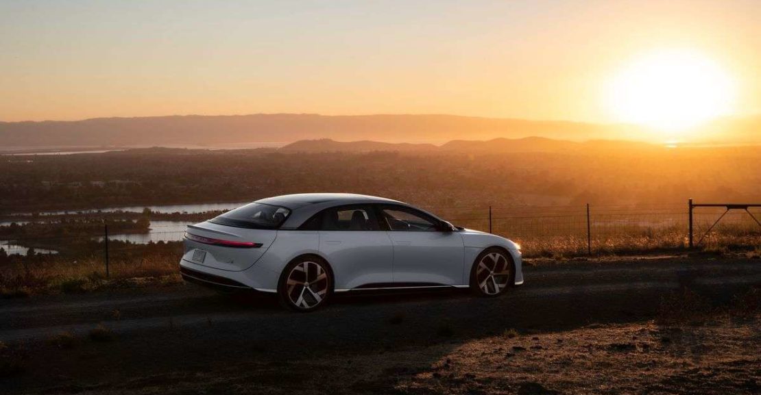 lucid air sunset 3