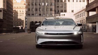 lucid air touring front